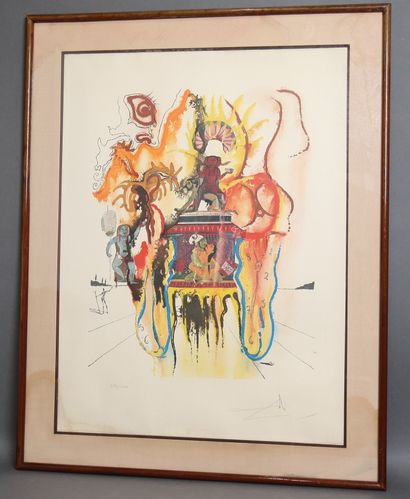 Salvador DALI (1904-1989)
Mystic indian,...