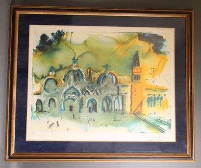 Salvador DALI (1904-1989)
Venice, 1978
Polychrome...