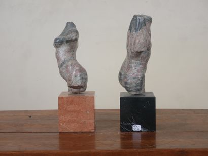 Paul HUBAY (1930-1994)
Couple
Pair of sculptures...