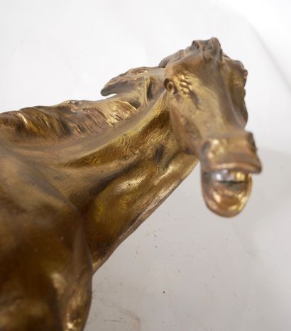 Modern school
Horse
Gilded bronze sculpture
H...