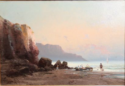French school of the 19th c.
Fishermen on...
