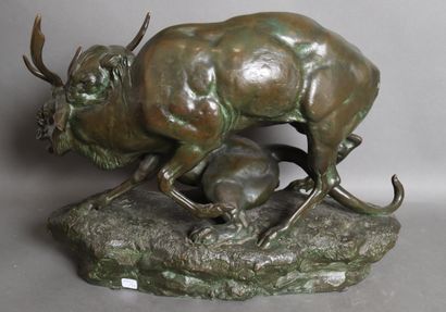 Antoine-Louis BARYE (1796-1875) after
Panthère...