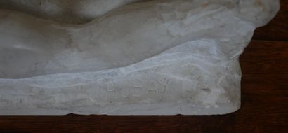 Paul HUBAY (1930-1994)
Reclining nude woman
White...