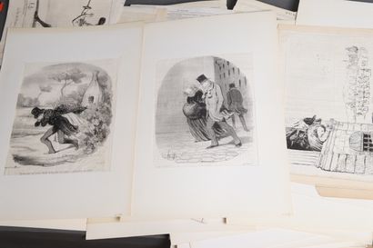 Honoré DAUMIER (1808-1879)
Important set...