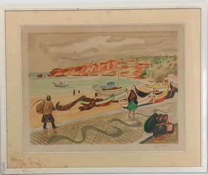 Yves BRAYER (1907-1990)
Fishing Boats on...