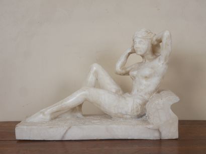 Paul HUBAY (1930-1994)
Nude woman reclining...