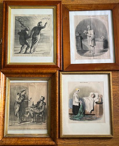 Honoré DAUMIER (1808-1879) after
16 lithographs:
-...