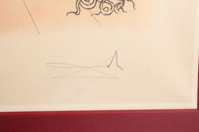 Salvador DALI (1904-1989)
Romantic, 1973
Polychrome...