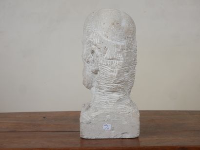 Modern school
Bust of a man
Carved stone...