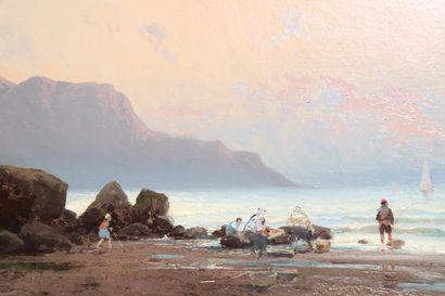 French school of the 19th c.
Fishermen on...