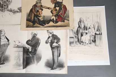 Honoré DAUMIER (1808-1879)
- Caricature (pl....