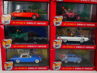 SPIROU, ATLAS editions: 
Lot of 16 painted...