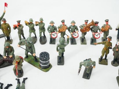 LINEOL (Germany):
Set of 33 painted composition...