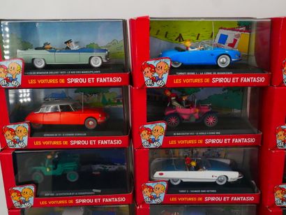 SPIROU, ATLAS editions: 
Lot of 16 painted...