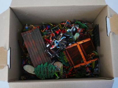 ELASTOLIN and OUGEN: 
Important lot of plastic...