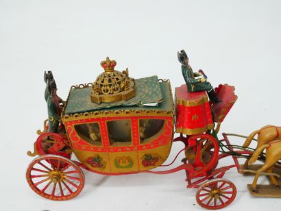 Set of painted lead soldiers, including:
-...