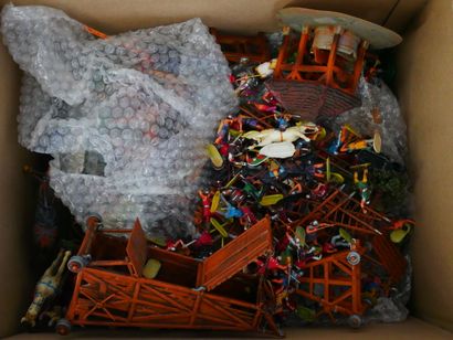 ELASTOLIN and OUGEN: 
Important lot of plastic...