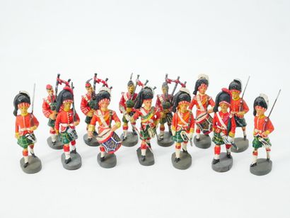ELASTOLIN (Germany):
Set of 13 figures in...