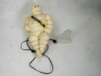 MICHELIN 
Bibendum mascot in white plastic,...