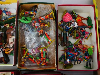 ELASTOLIN (Germany) :
Important lot of painted...