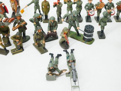 LINEOL (Germany):
Set of 33 painted composition...