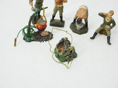 LINEOL (Germany):
Set of 11 painted composition...
