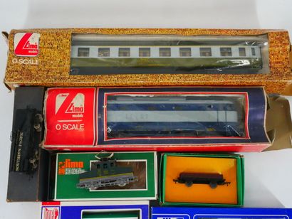 JOUEF and LIMA :
Important lot of locomotives,...