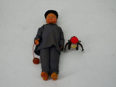Lot de 6 figurines en plastique souple ou...