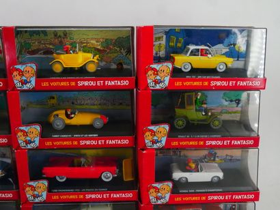 SPIROU, ATLAS editions: 
Lot of 16 painted...