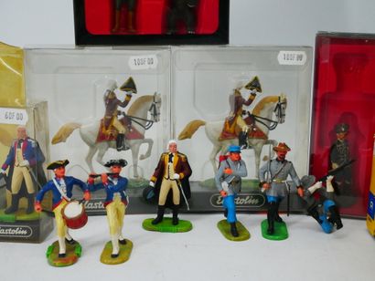 ELASTOLIN Germany:
Lot of painted plastic...