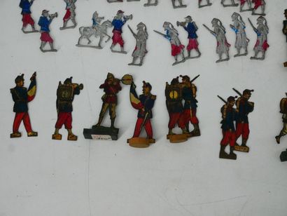 Lot of ELASTOLIN Germany painted composition...