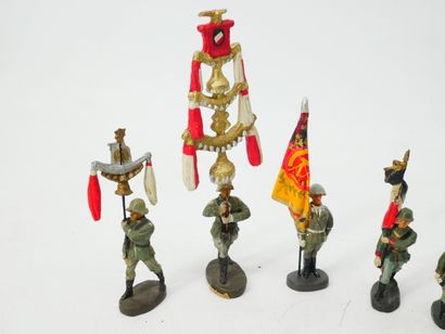 ELASTOLIN (Germany):
Set of 9 figures in...