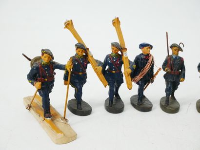 ELASTOLIN (Germany):
Set of 11 figures in...
