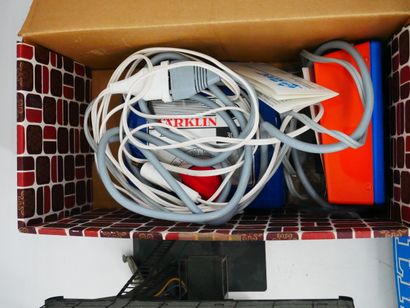 MARKLIN :
Important lot of rails, turnouts,...
