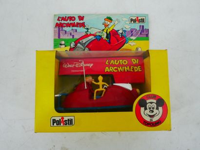 WALT DISNEY 
Set of 5 painted metal cars.
POLISTILL.
With...