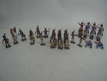 STARLUX:
Painted lead set including 4 riders...