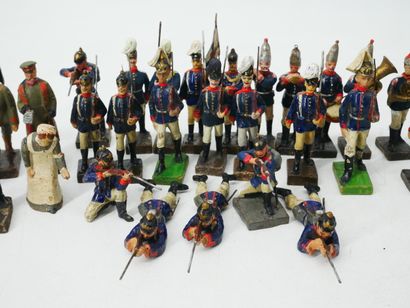 LINEOL (Germany):
Set of 32 painted composition...