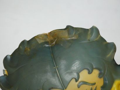 Lot including:
- 1 bottle-shaped lamp by...