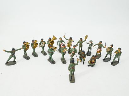 ELASTOLIN (Germany):
Set of 16 figures in...