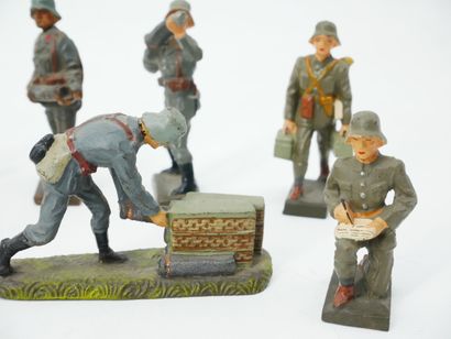 LINEOL (Germany) :
Ensemble de 19 figurines...