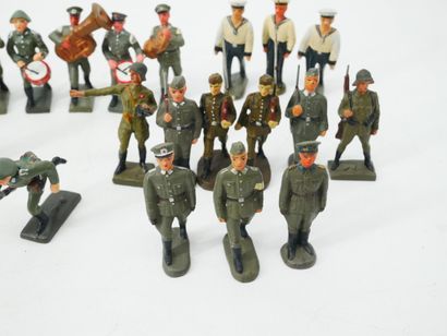 LINEOL (Germany):
Set of 33 painted composition...