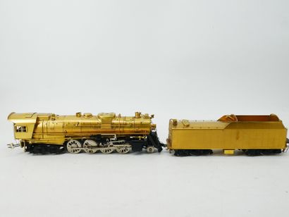 KTM (Japan):
Unpainted metal locomotive and...
