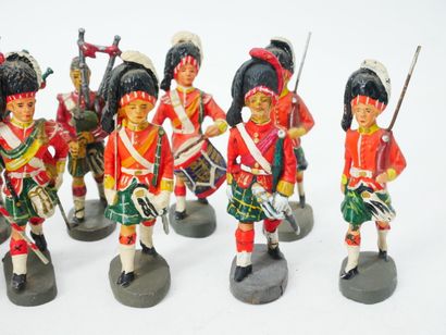 ELASTOLIN (Germany):
Set of 13 figures in...