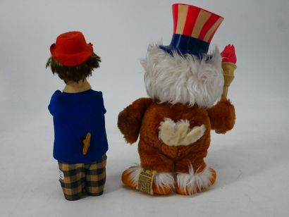 Lot de 6 figurines en plastique souple ou...