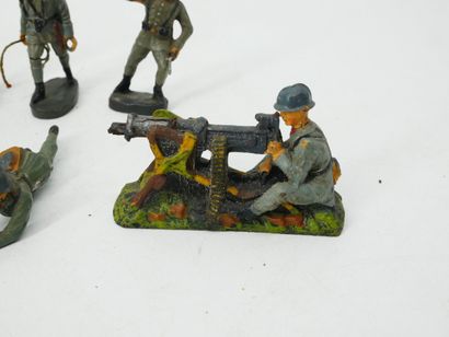 ELASTOLIN (Germany) :
Set of 8 figures in...
