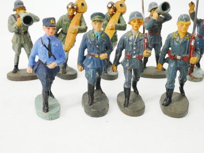 ELASTOLIN (Germany) :
Ensemble de 13 figurines...