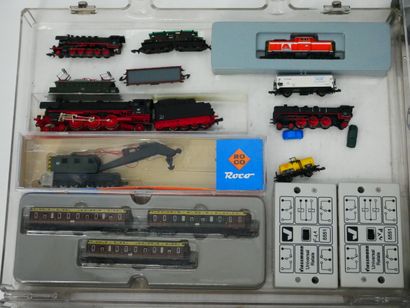 MARKLIN and ROCO: 
Set of locomotives, freight...