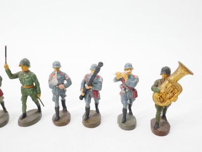 ELASTOLIN (Germany) :
Ensemble de 13 figurines...