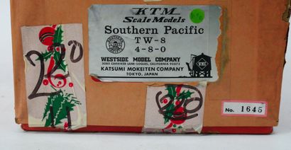 KTM (Japan) :
Southern Pacific TW-8 4-8-0
Locomotive...