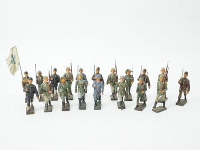 LINEOL (Germany) :
Ensemble de 21 figurines...